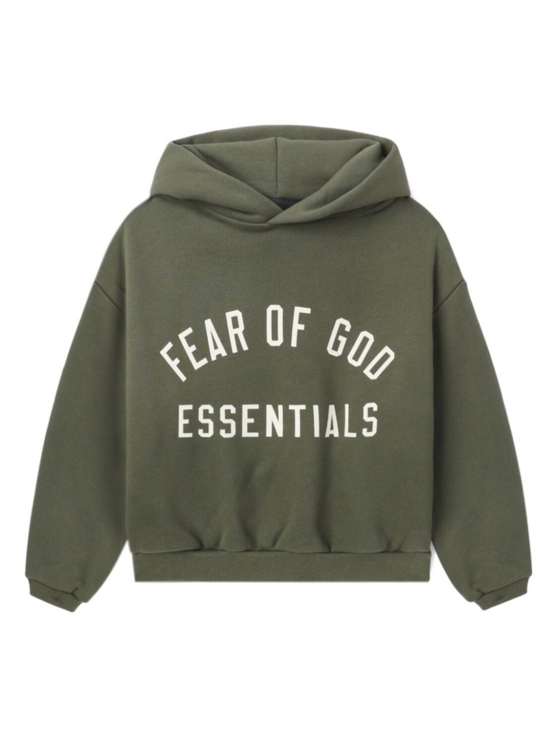 

Толстовка с капюшоном из флиса Essentials FEAR OF GOD ESSENTIALS KIDS, зеленый