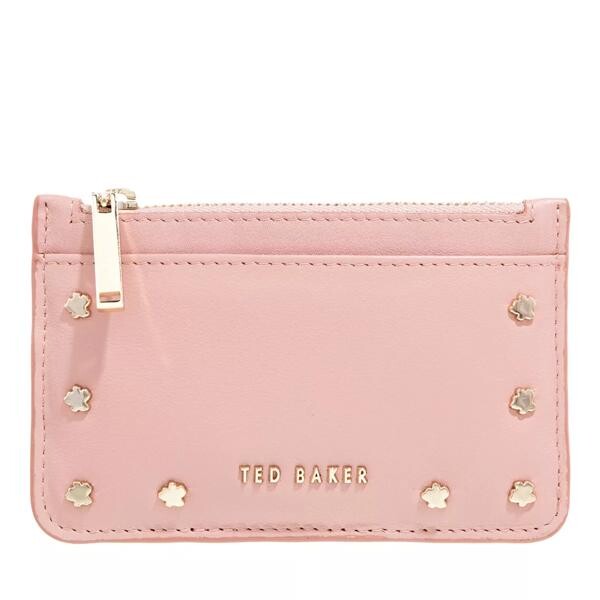 

Кошелек pariys magnolia stud zipped card holder Ted Baker, розовый