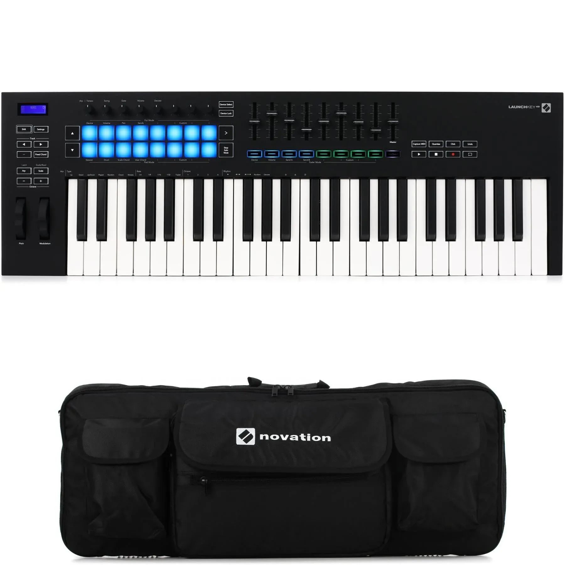 Novation launchkey 49. Novation Launchkey mk3. Novation Launchkey 37 mk3. Миди клавиатура 49 клавиш Novation.