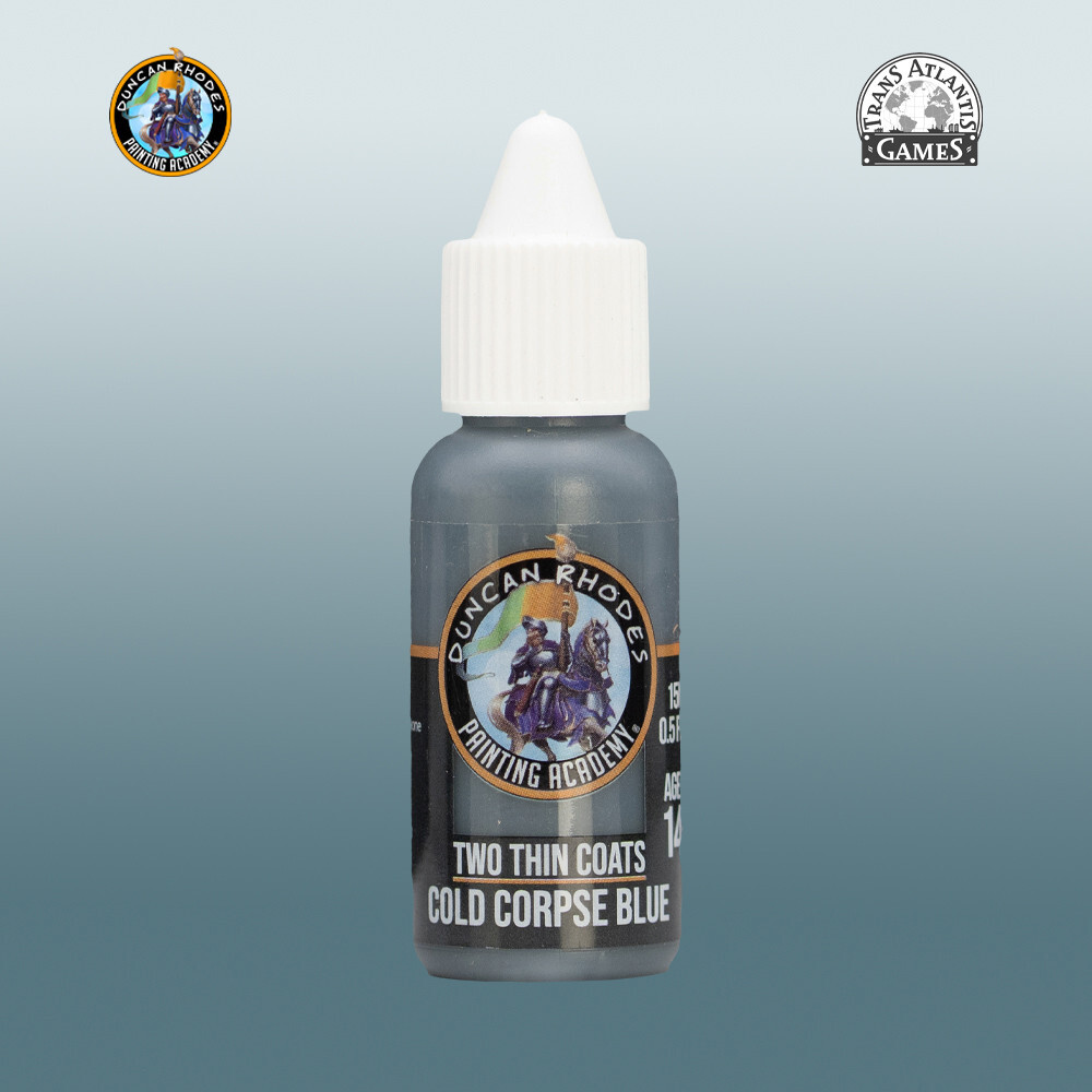 

Аксессуары Duncan Rhodes Painting Academy Two Thin Coats: Cold Corpse Blue (15ml)