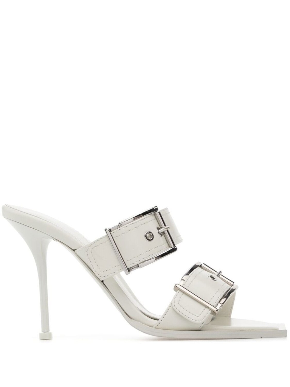 

Alexander McQueen босоножки с пряжками, белый