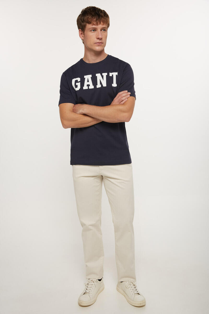

Футболка с узором GANT Gant, темно-синий