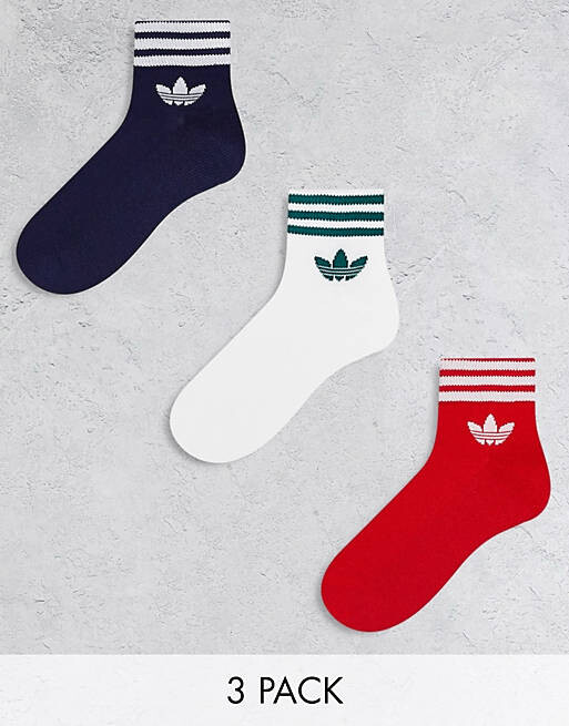 

Однотонные носки с трилистником adidas Originals