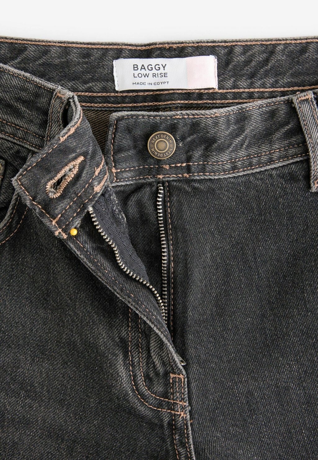

Джинсы прямого кроя REGULAR FIT Next, черный