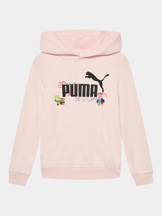 Толстовка обычного кроя Puma, розовый толстовка губка боб spongebob 32