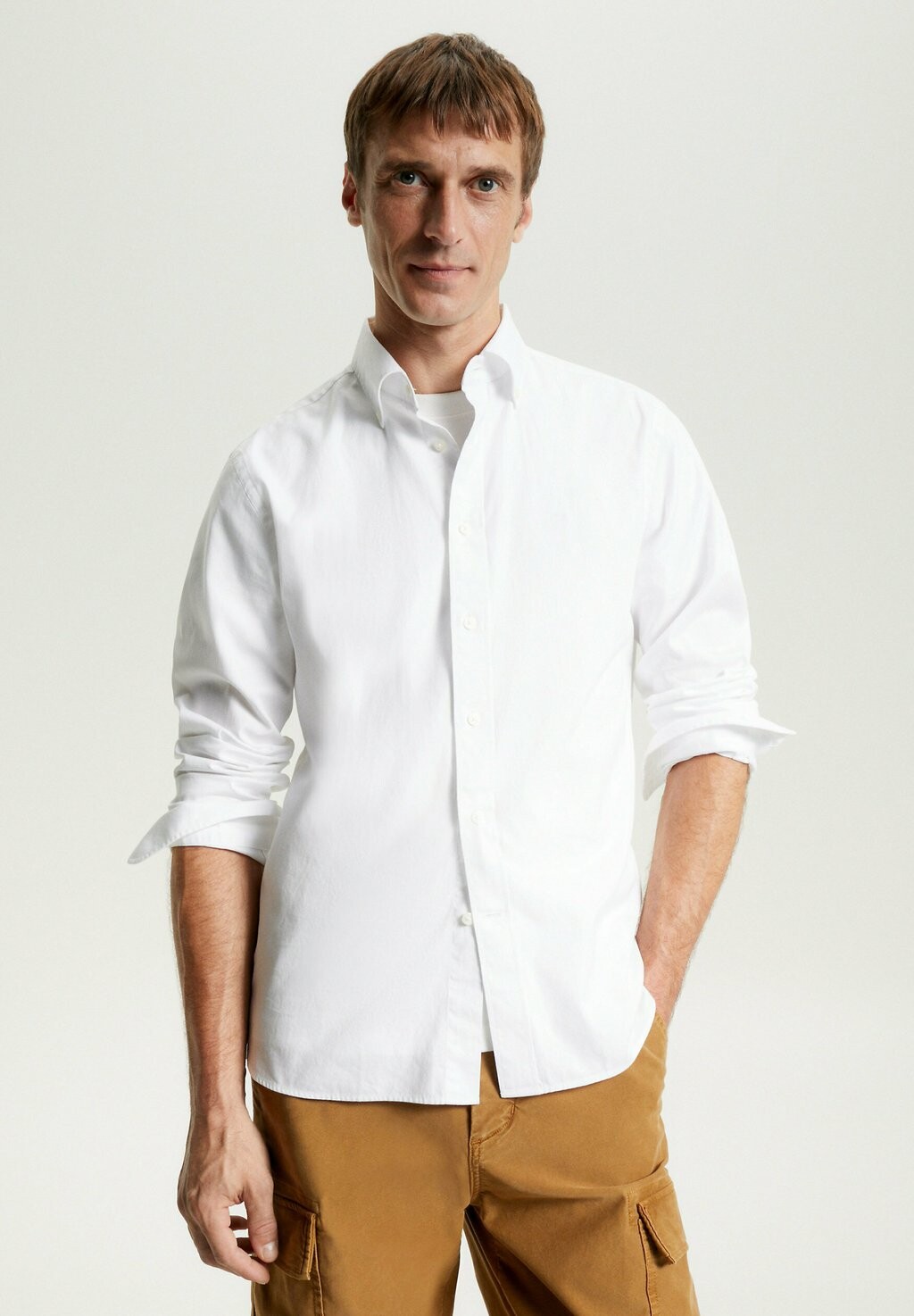 

Рубашка Regular Fit Oxford Tommy Hilfiger, цвет optic white