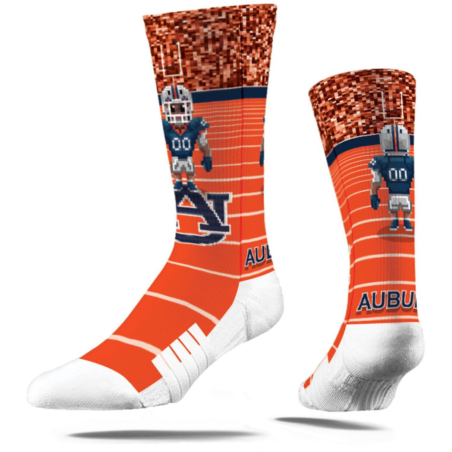

Молодежные носки Strideline Auburn Tigers 8-Bit Crew Unbranded
