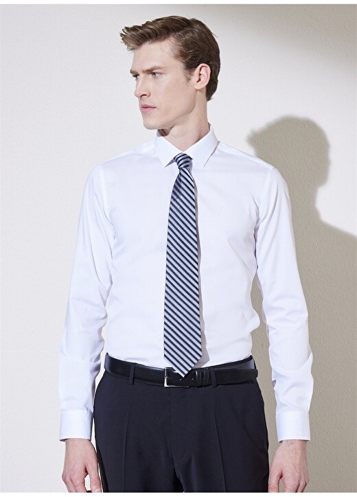 

Белая мужская классическая рубашка с воротником Brooks Brothers