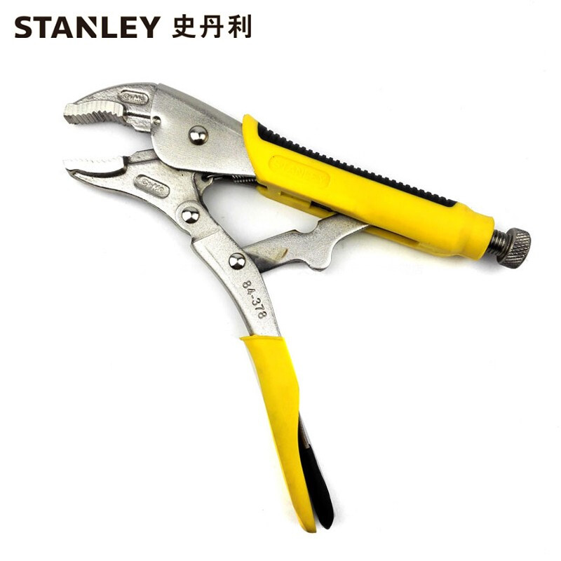 Stanley/STANLEY 84-378-23 Мощные плоскогубцы с закаленными изогнутыми зубьями. 10-дюймовые плоскогубцы промышленного класса с фиксированным зажимом/[1 пара]