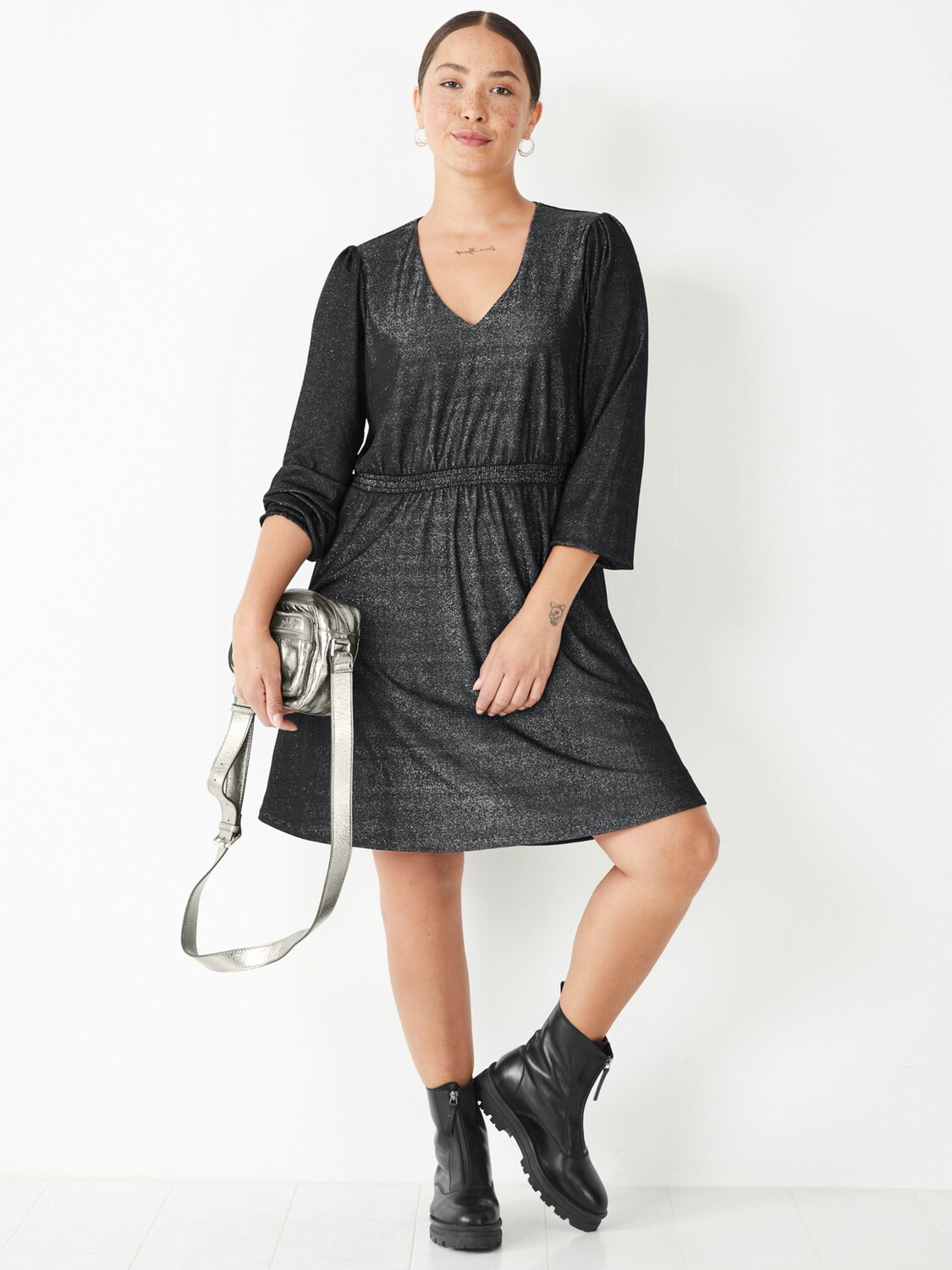 

hush Мини-платье Jasleen Shimmer, черный