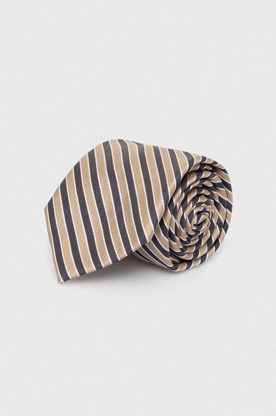 Шелковый галстук Michael Kors, бежевый цена и фото