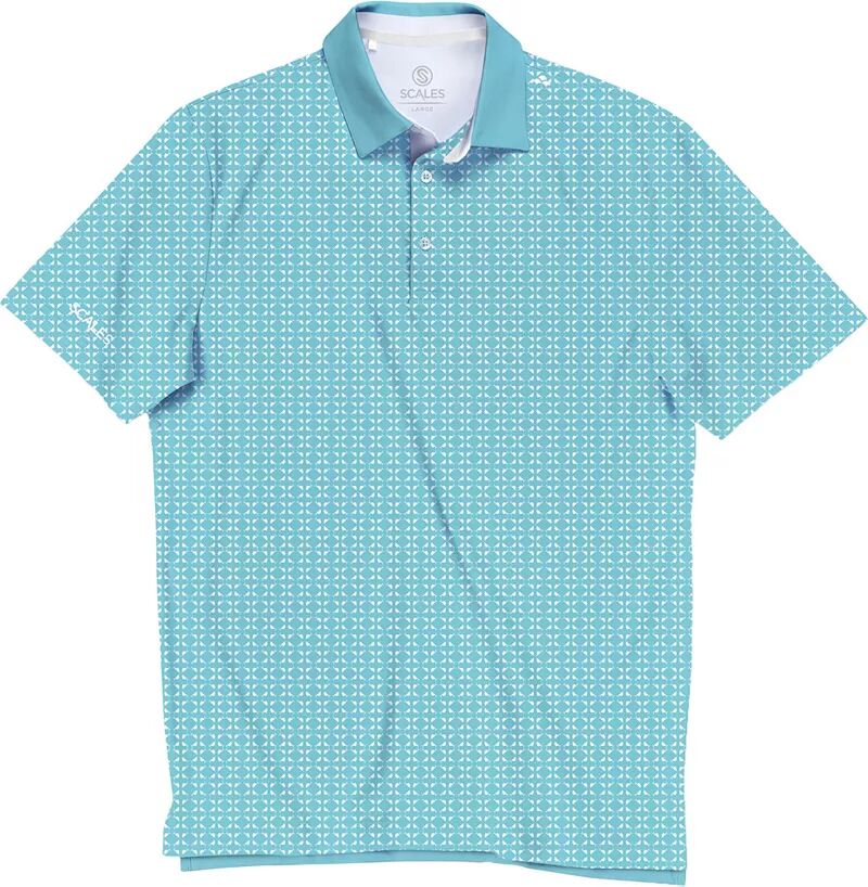 цена Мужская рубашка-поло для гольфа с морским парусом Scales