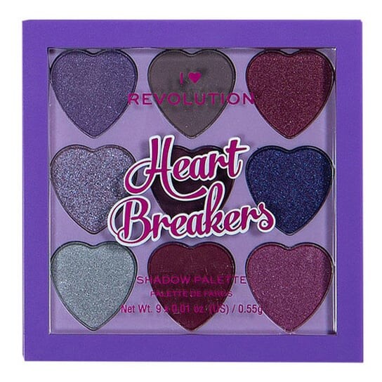 

Палитра теней для век, Mystical, 4,95 г Makeup Revolution, I Heart Revolution, Heartbreakers, фиолетовый