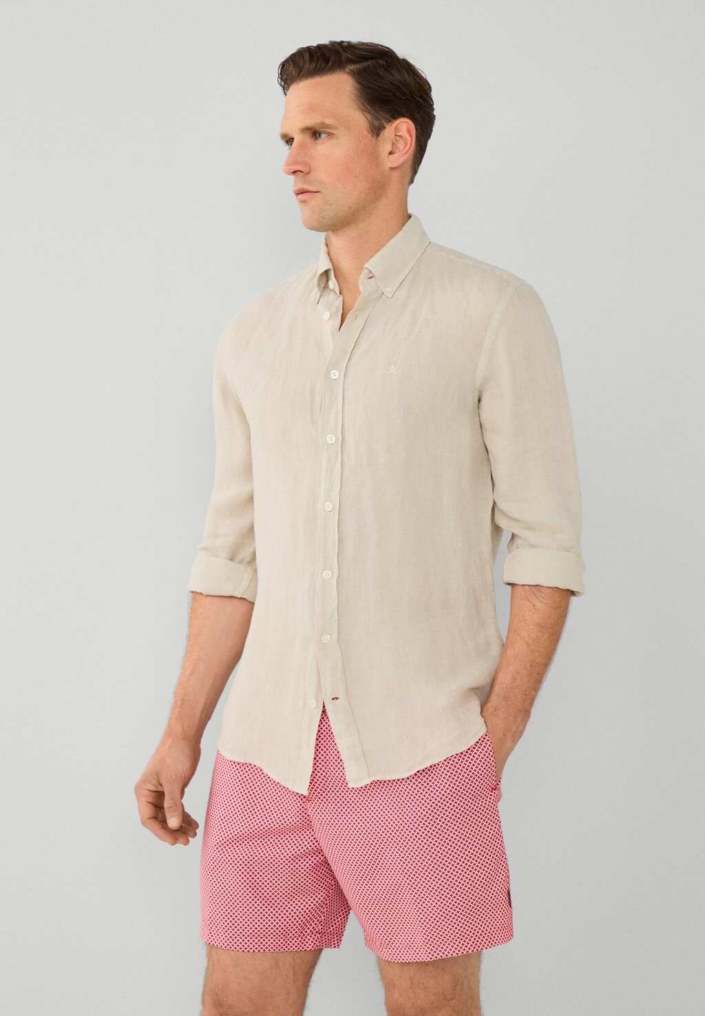 

Шорты для плавания GRID Hackett London, красный