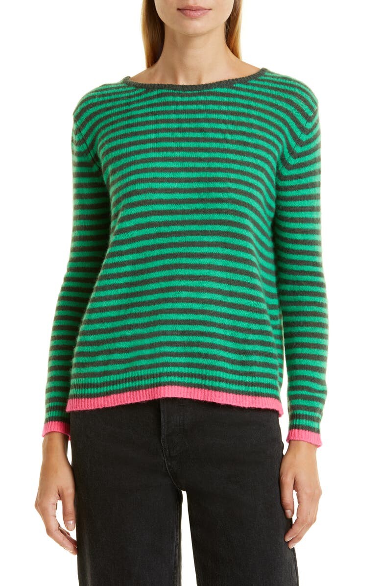 

Кашемировый свитер с круглым вырезом в полоску Little Stripe JUMPER 1234