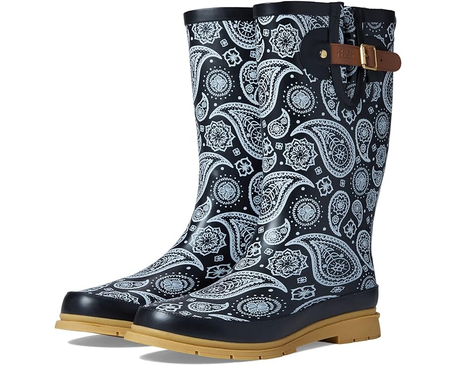 

Ботинки Western Chief Printed Tall Rain Boot, цвет Poppin Paisley
