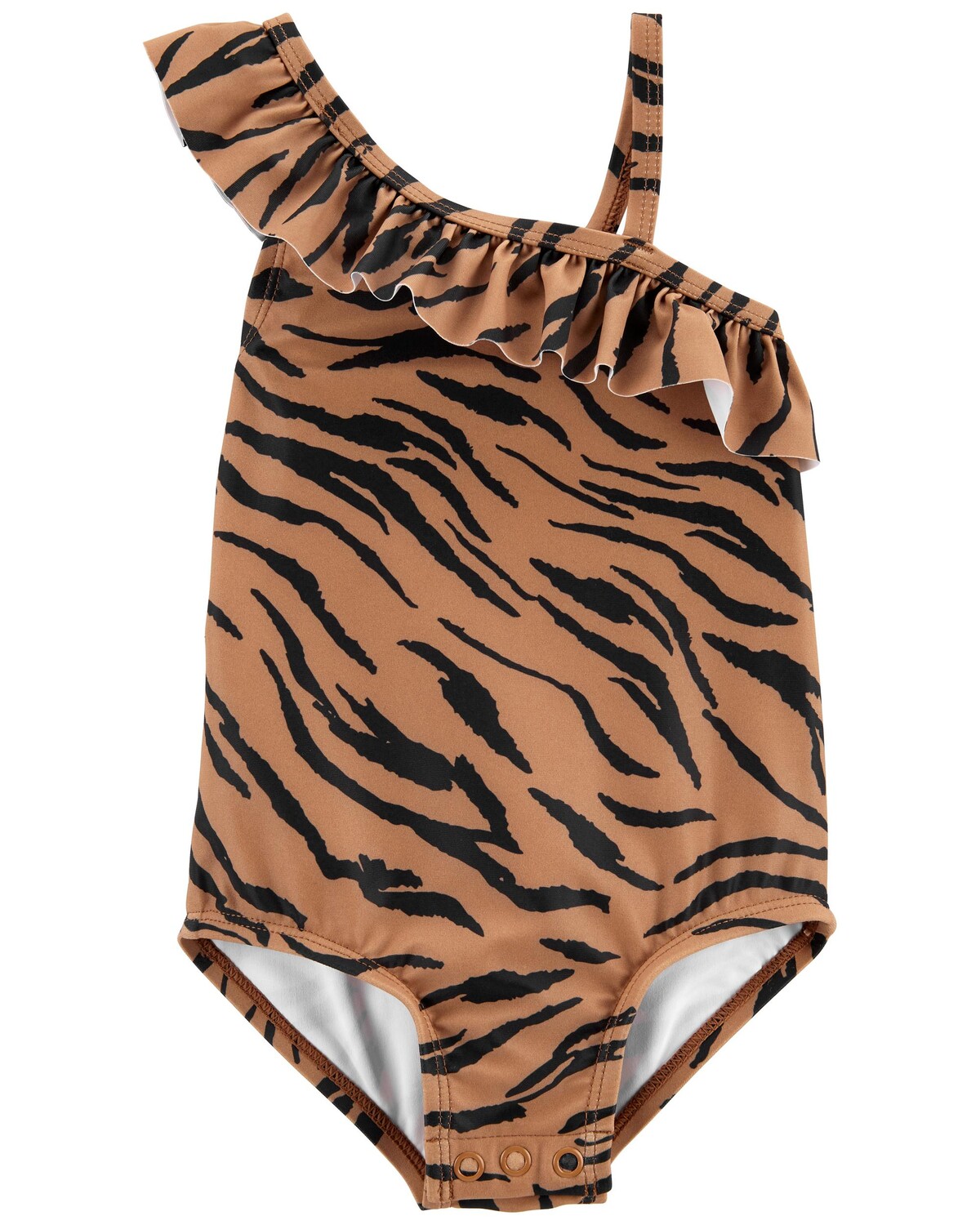 

Цельный купальник Baby Tiger Carter's, коричневый