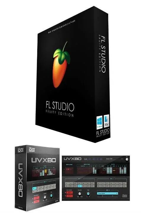 

Image Line FL Studio Fruity Edition и пакет UVI Digital Synsations