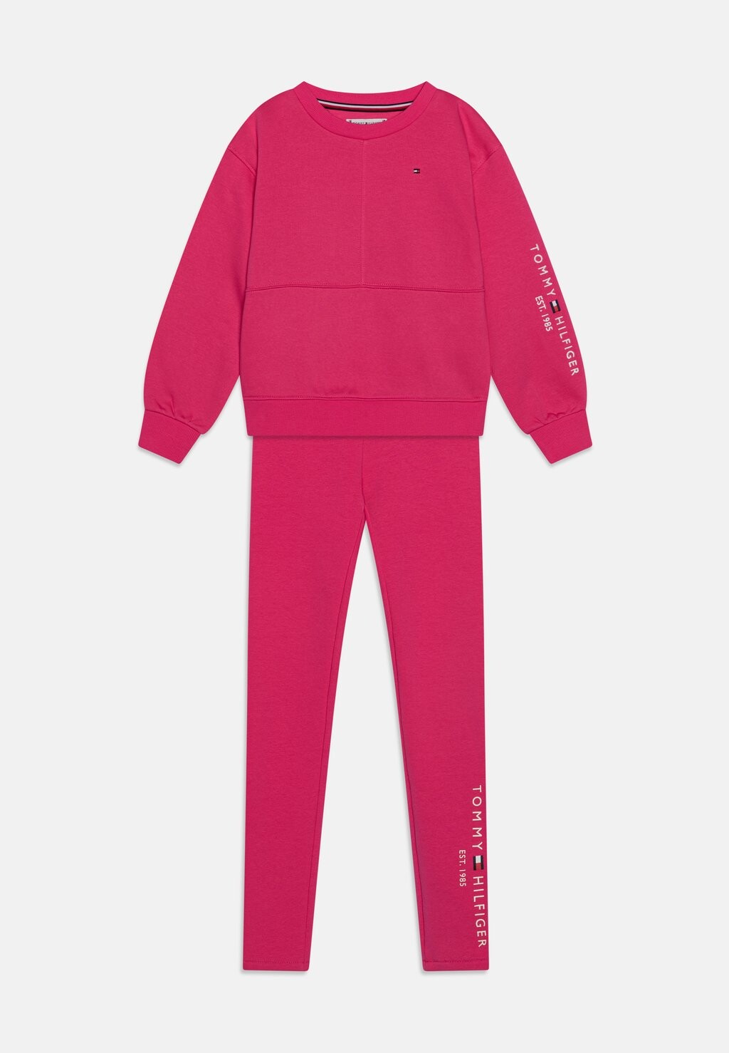

Толстовка Essential Set Tommy Hilfiger, цвет hot magenta