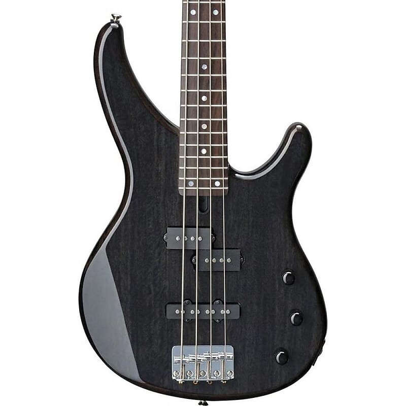 

Басс гитара Yamaha TRBX 4 String Bass, Agathis Body, Flame Mango Top, Trans Black