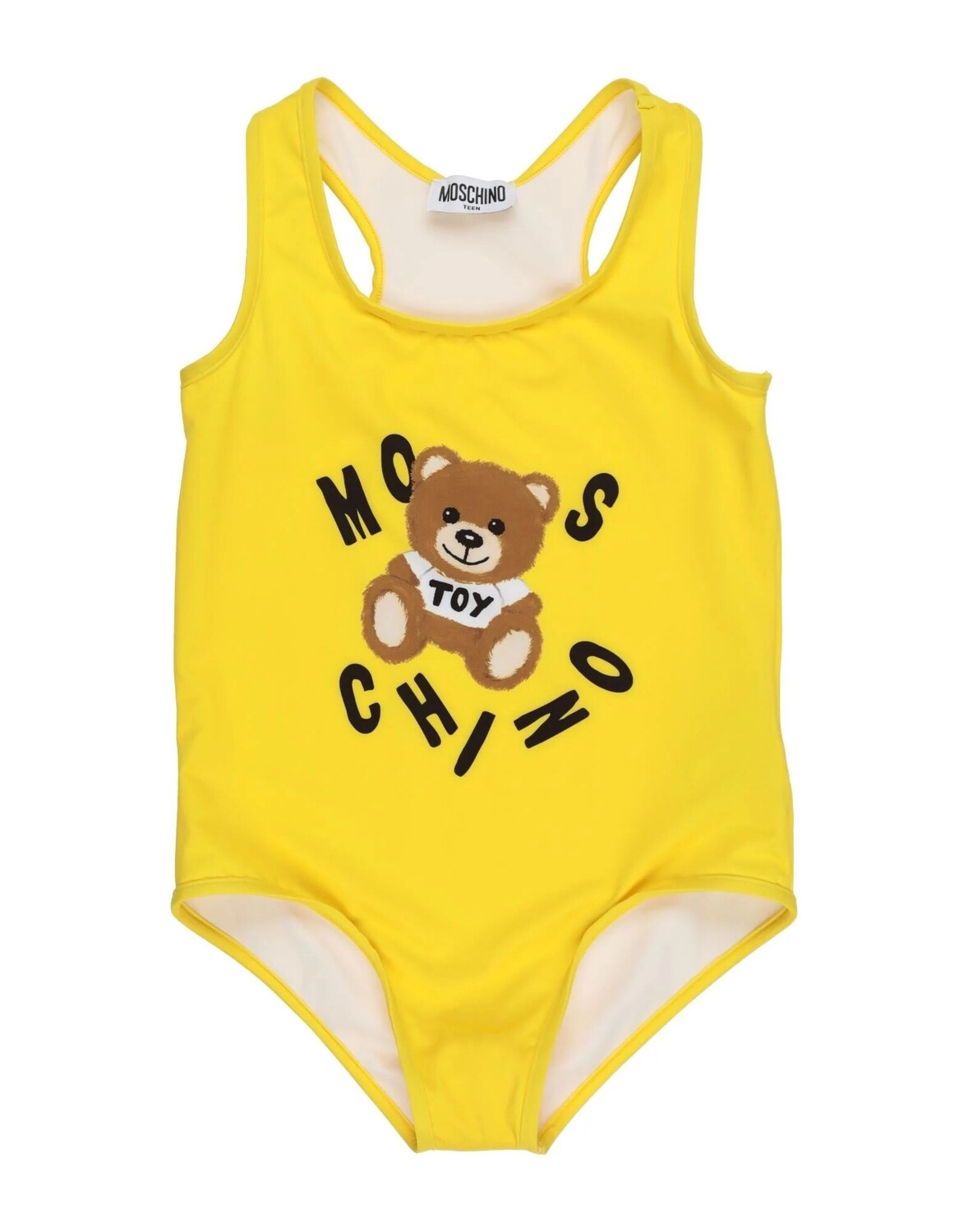 

Цельный купальник Moschino Kid, желтый