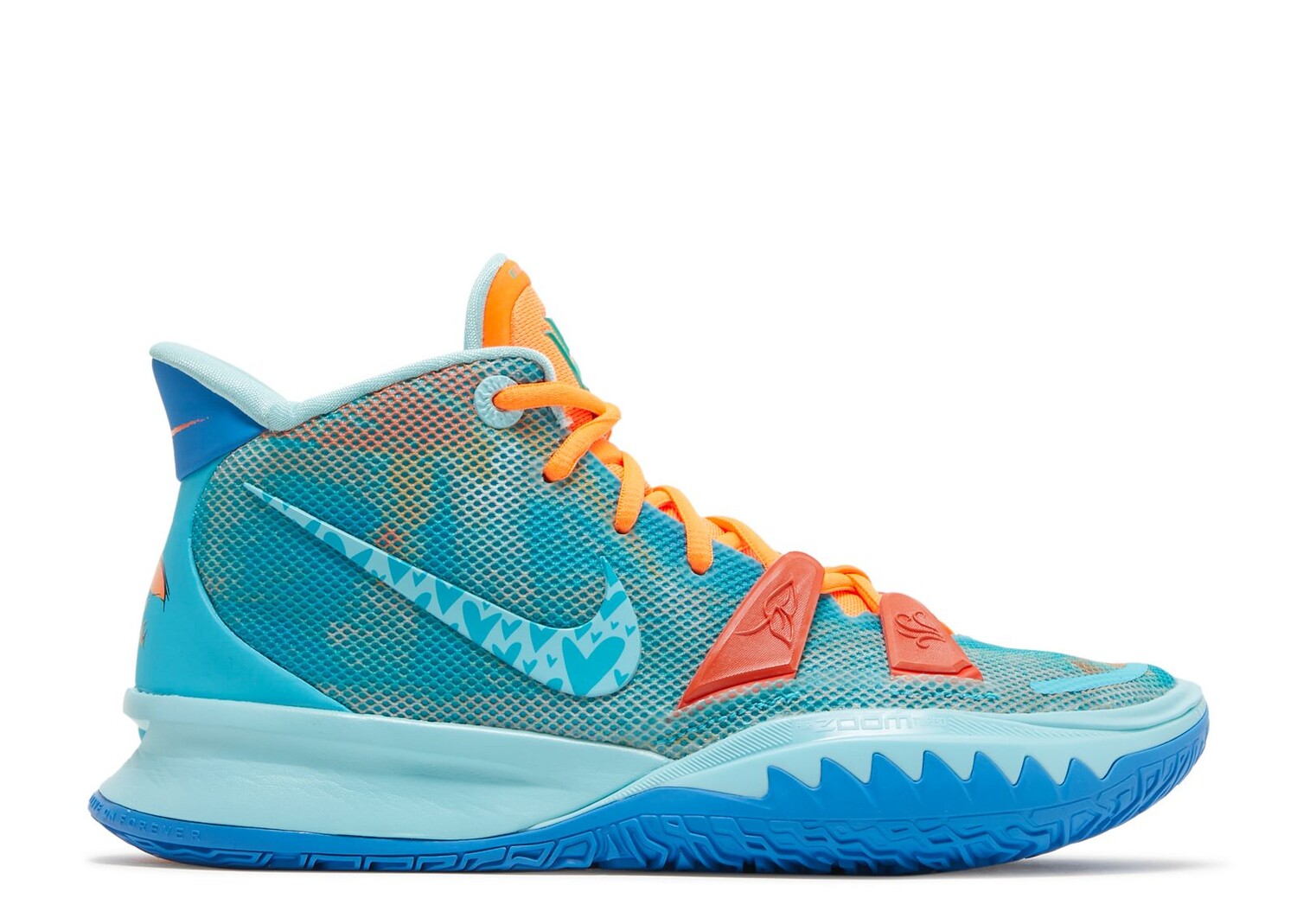 

Кроссовки Nike Sneaker Room X Kyrie 7 'Fire & Water', разноцветный