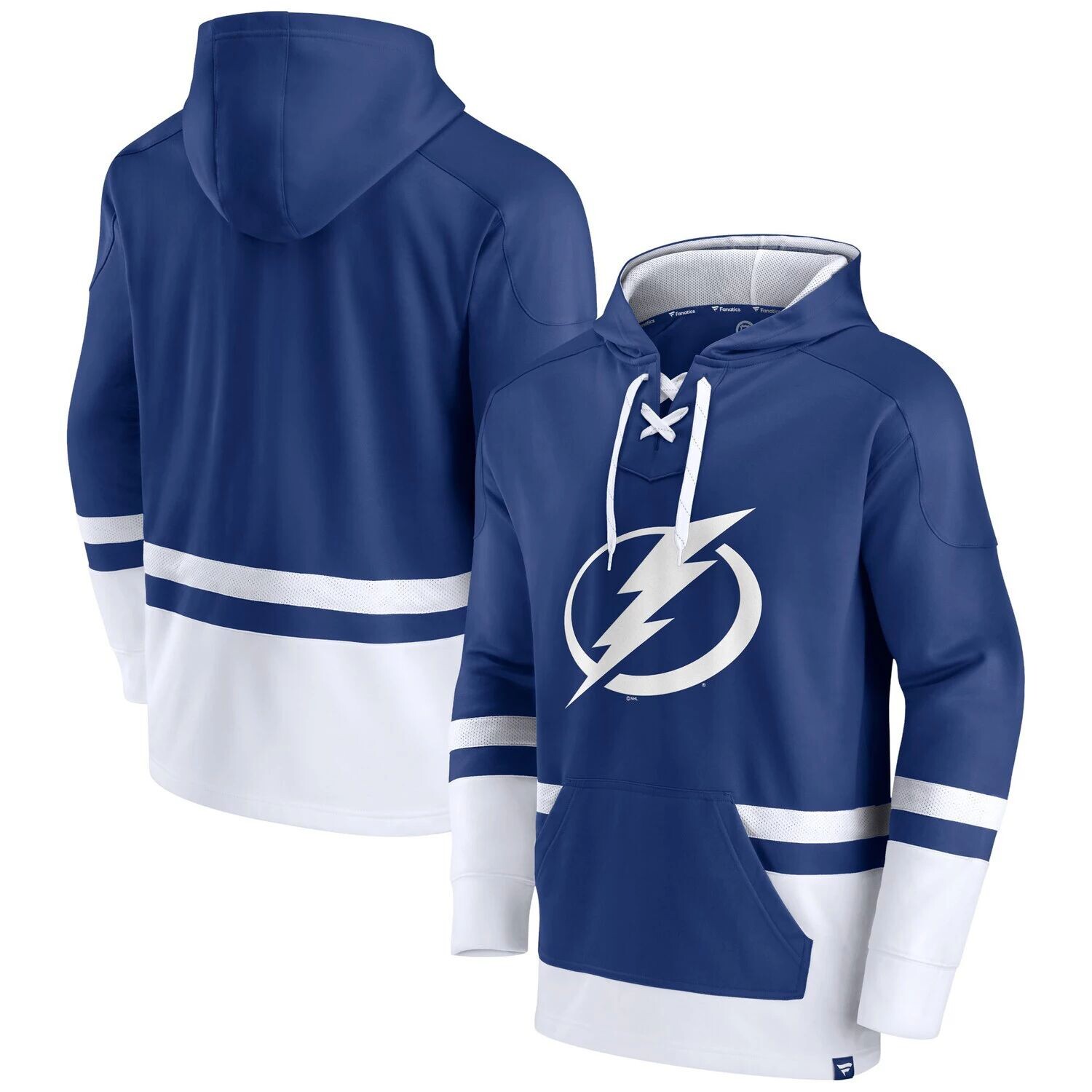 

Мужской синий пуловер с капюшоном Tampa Bay Lightning Big & Tall First Battle Power Play Fanatics