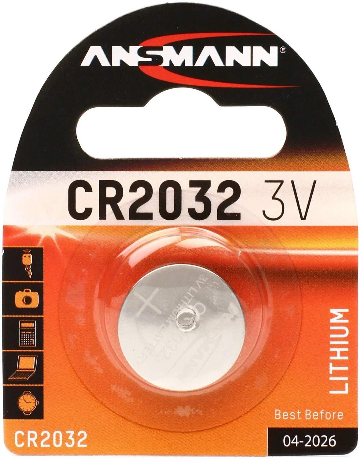 

Литиевая батарейка Ansmann CR2032 (каждая)