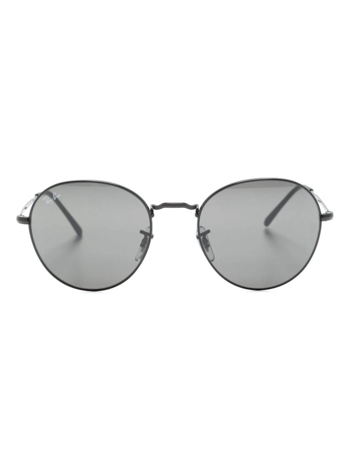 

Ray-Ban солнцезащитные очки в круглой оправе, черный