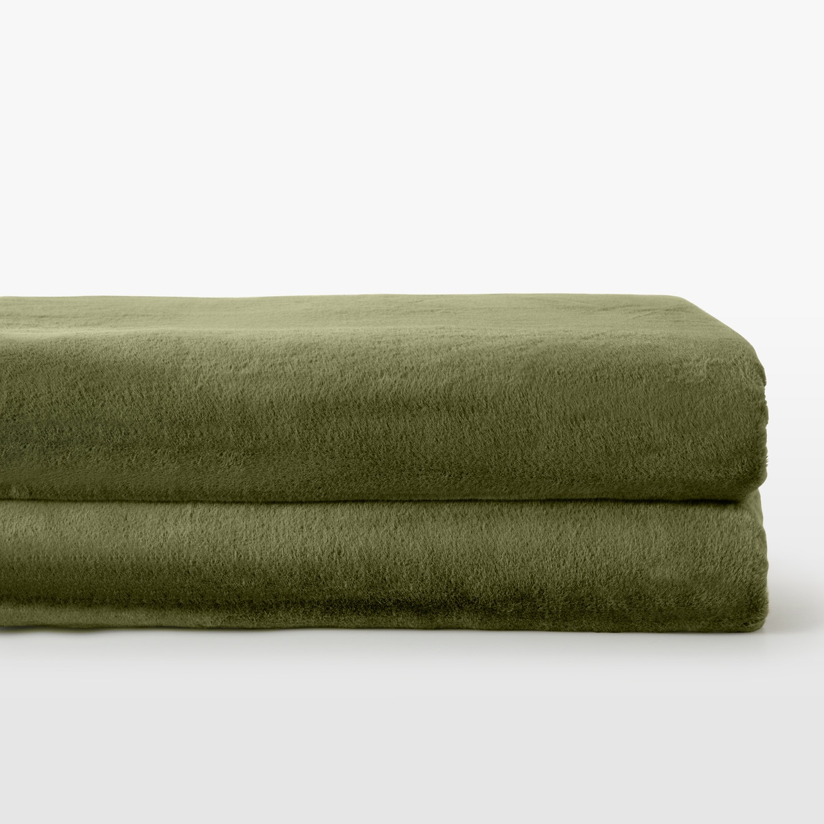 Меховое декоративное одеяло Essenza, зеленый фотографии