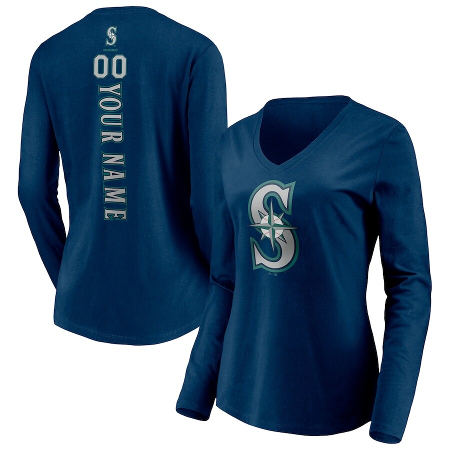 

Футболка с длинным рукавом Fanatics Branded Seattle Mariners, нави