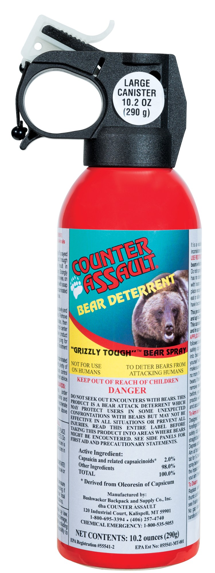 Спрей для отпугивания медведей - 10,2 эт. унция Counter Assault