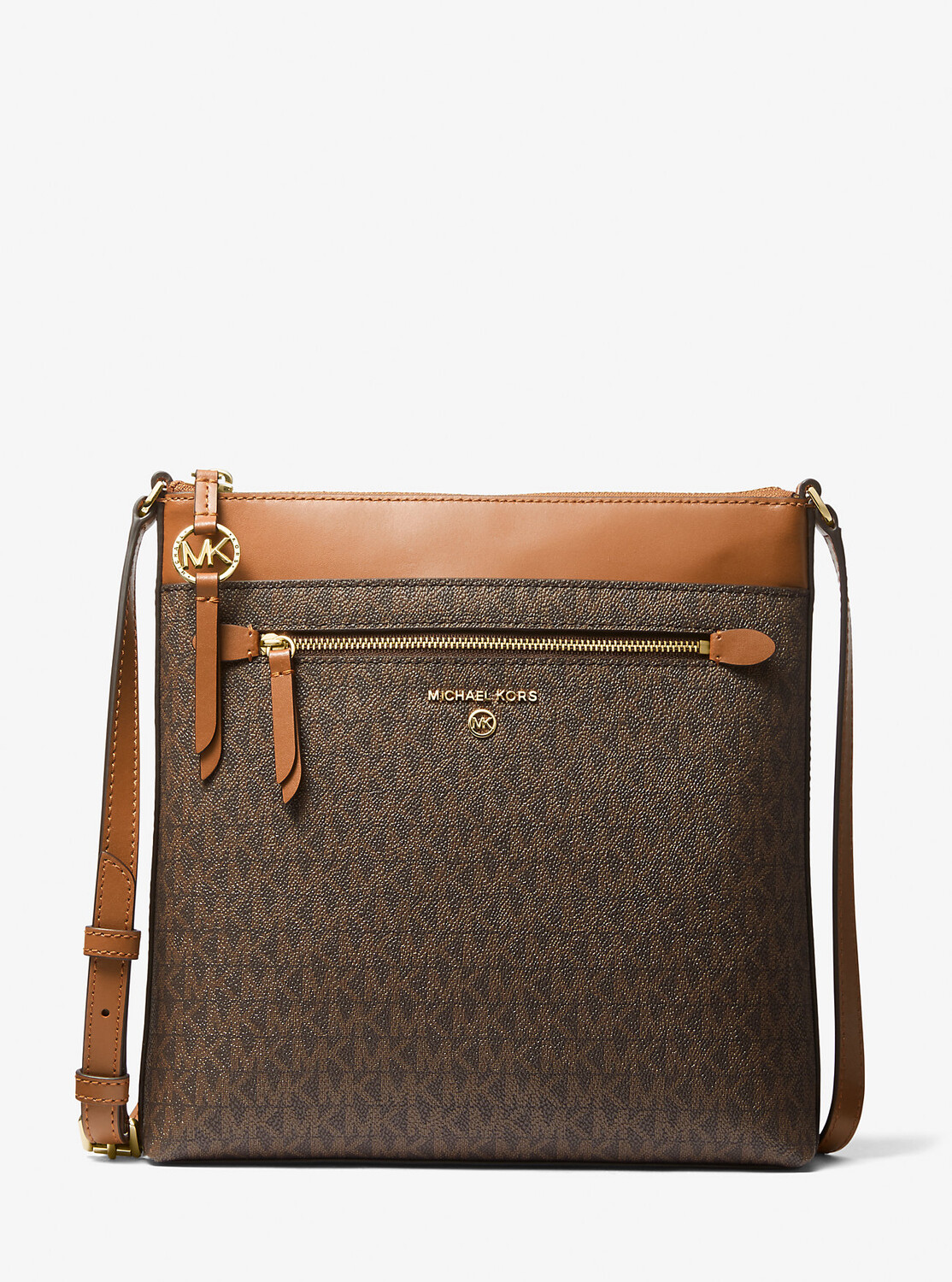 

Большая сумка через плечо с логотипом Jet Set Michael Kors