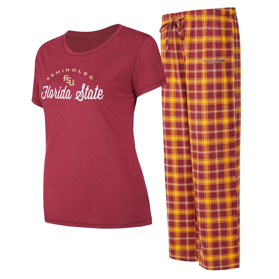 

Пижамный комплект Concepts Sport Florida State Seminoles, гранатовый
