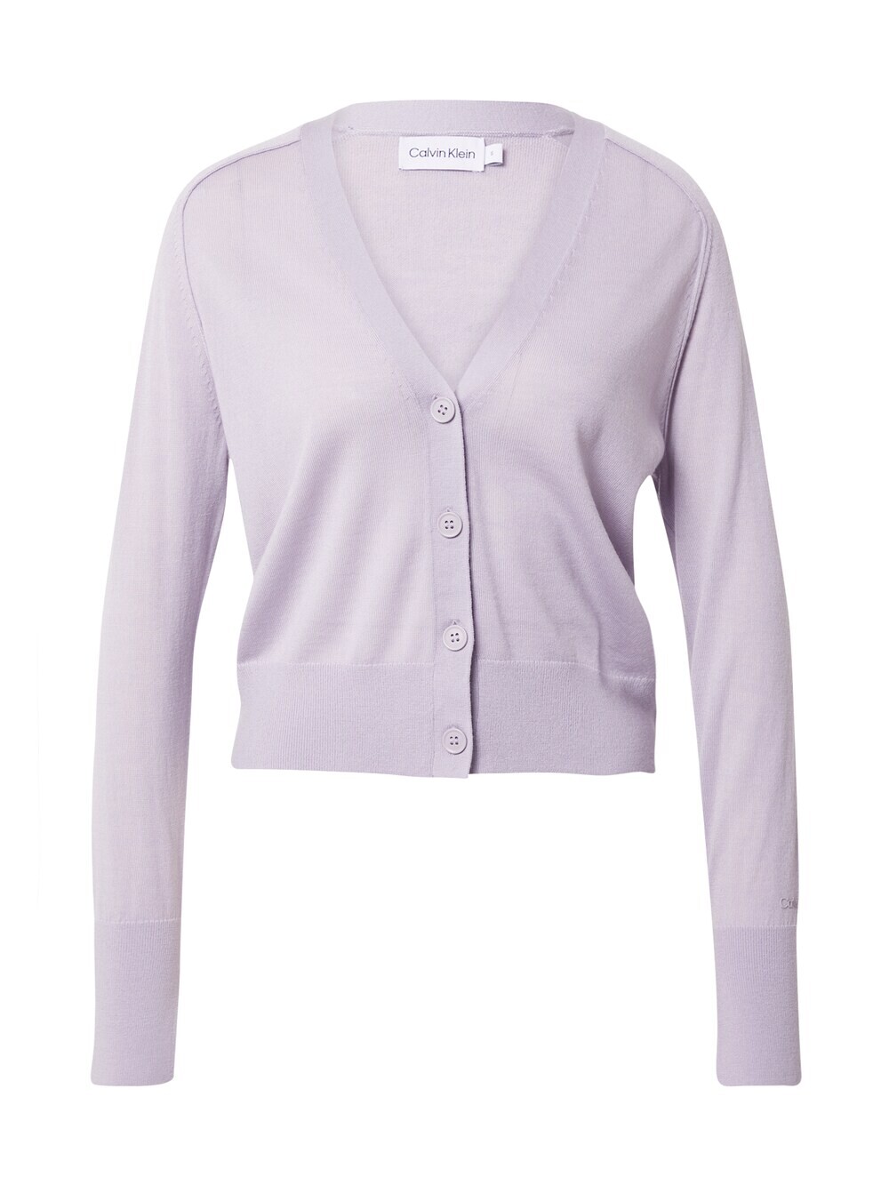 

Вязаный кардиган Calvin Klein, светло-фиолетовый