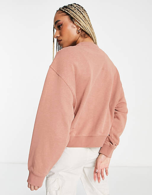 

Оранжевый свитшот adidas Originals Trefoil Essentials