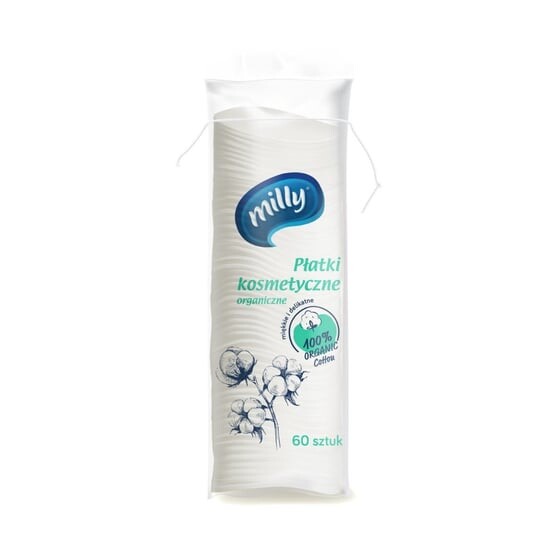 

Органические косметические подушечки, 60 шт. Milly