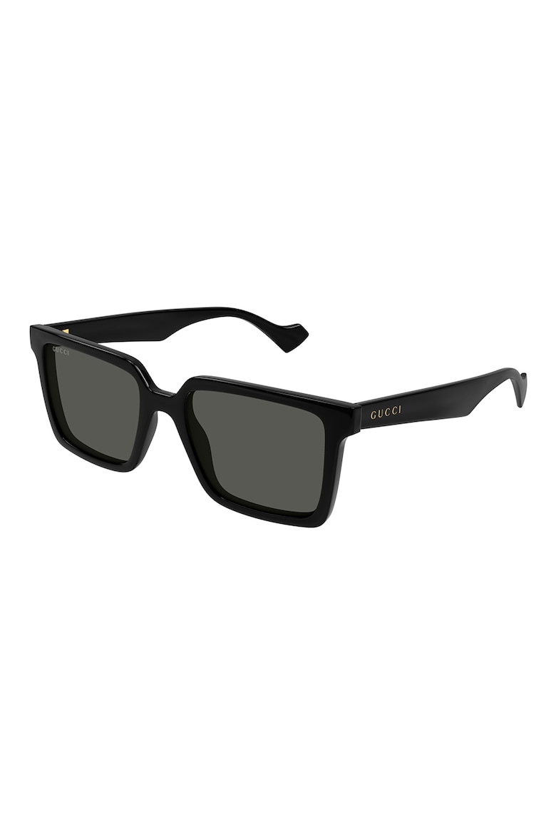 Солнцезащитные очки с квадратным логотипом Gucci, черный