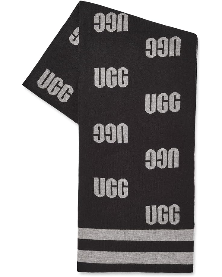 Шарф UGG Logo Wrap, черный