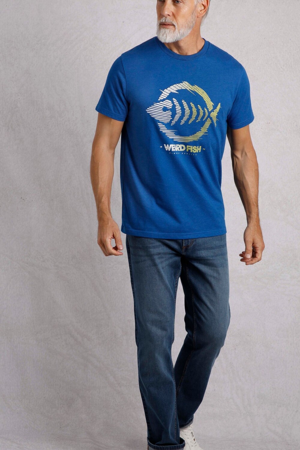 

Футболка с графикой Velocity eco Weird Fish, синий