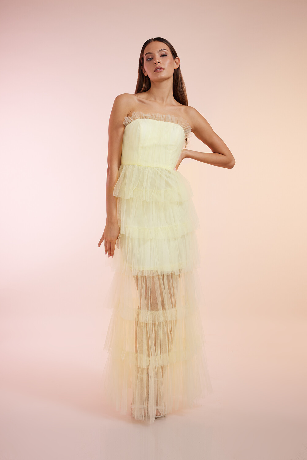 

Платье LAONA Abend Cloudy Tulle Dress, цвет Sunshine