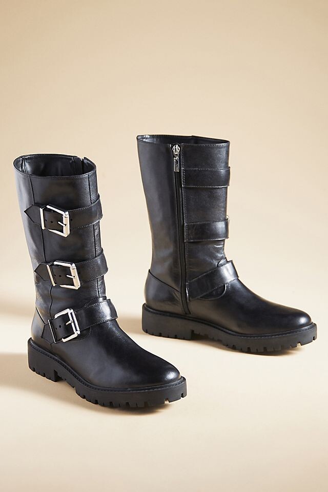 

Ботинки Schutz Georgina с пряжкой, черный