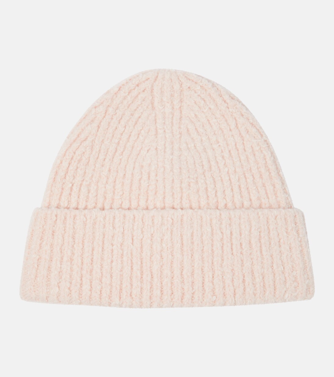 

Шапка ребристой вязки Acne Studios, розовый