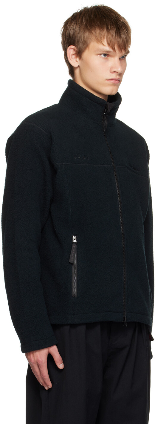 

Черная флисовая куртка с боа Wild Things Edition White Mountaineering︎, Черный