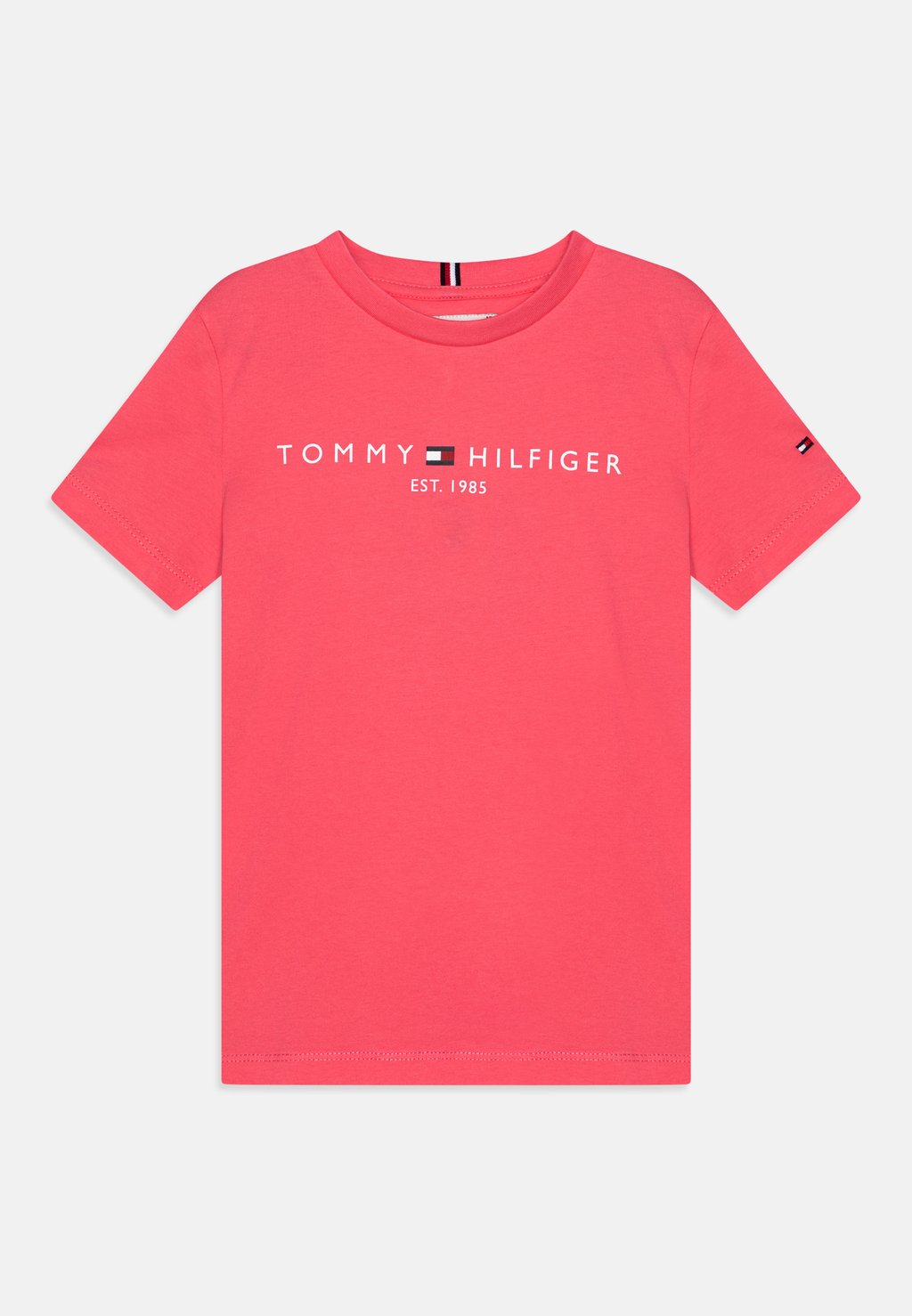 Футболка с принтом Essential Tee Unisex Tommy Hilfiger, цвет glamour pink