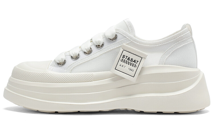 

Кроссовки ST & SAT Saturday Skateboarding Shoes Women's Low-top, цвет Off White