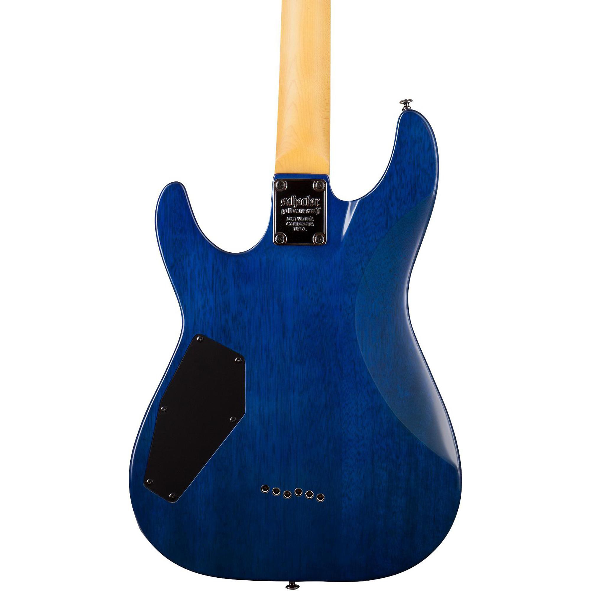 цена Schecter Guitar Research Omen Extreme-6 Электрогитара Ocean Blue Burst