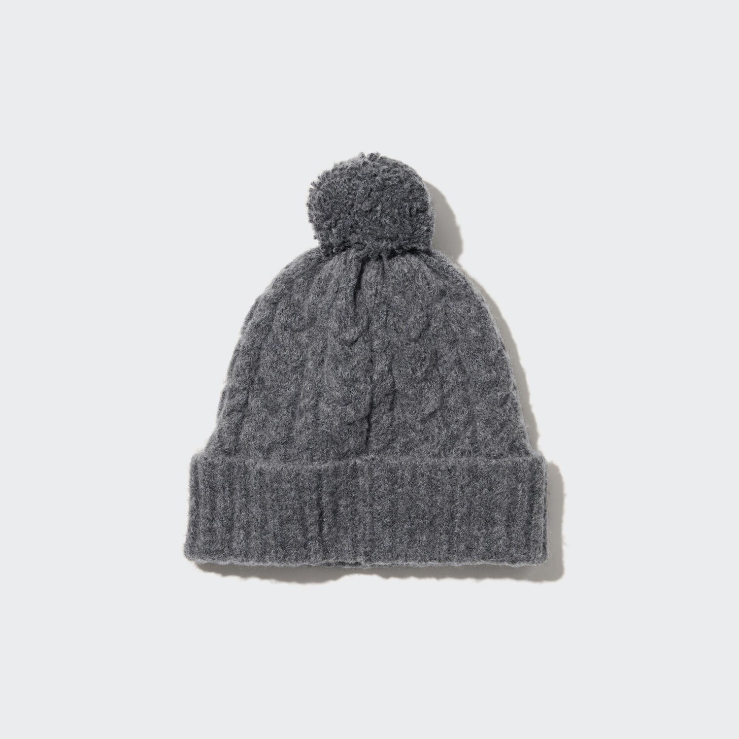 

Шапка-бини UNIQLO Heattech трикотажная, серый