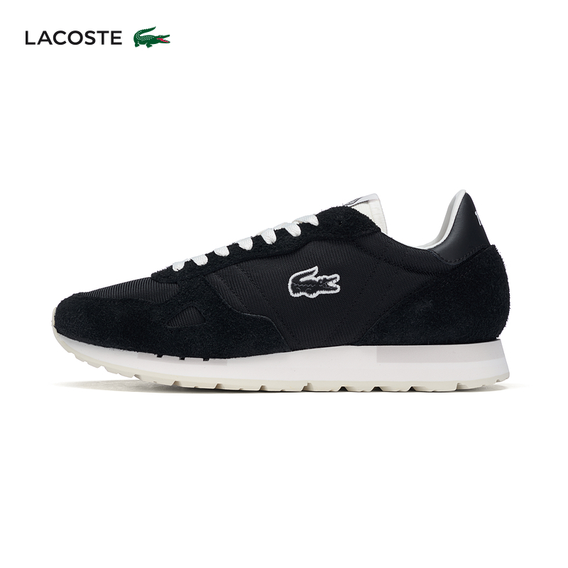 

Кроссовки мужские Lacoste спортивные, черный / белый