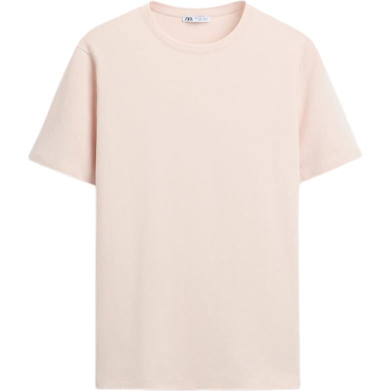 

Футболка мужская розовая Zara, розовый